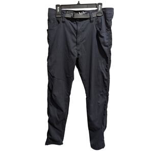 Wrangler Men's All Terrain Gear 36 x 32 Black Cargo Utility Pants